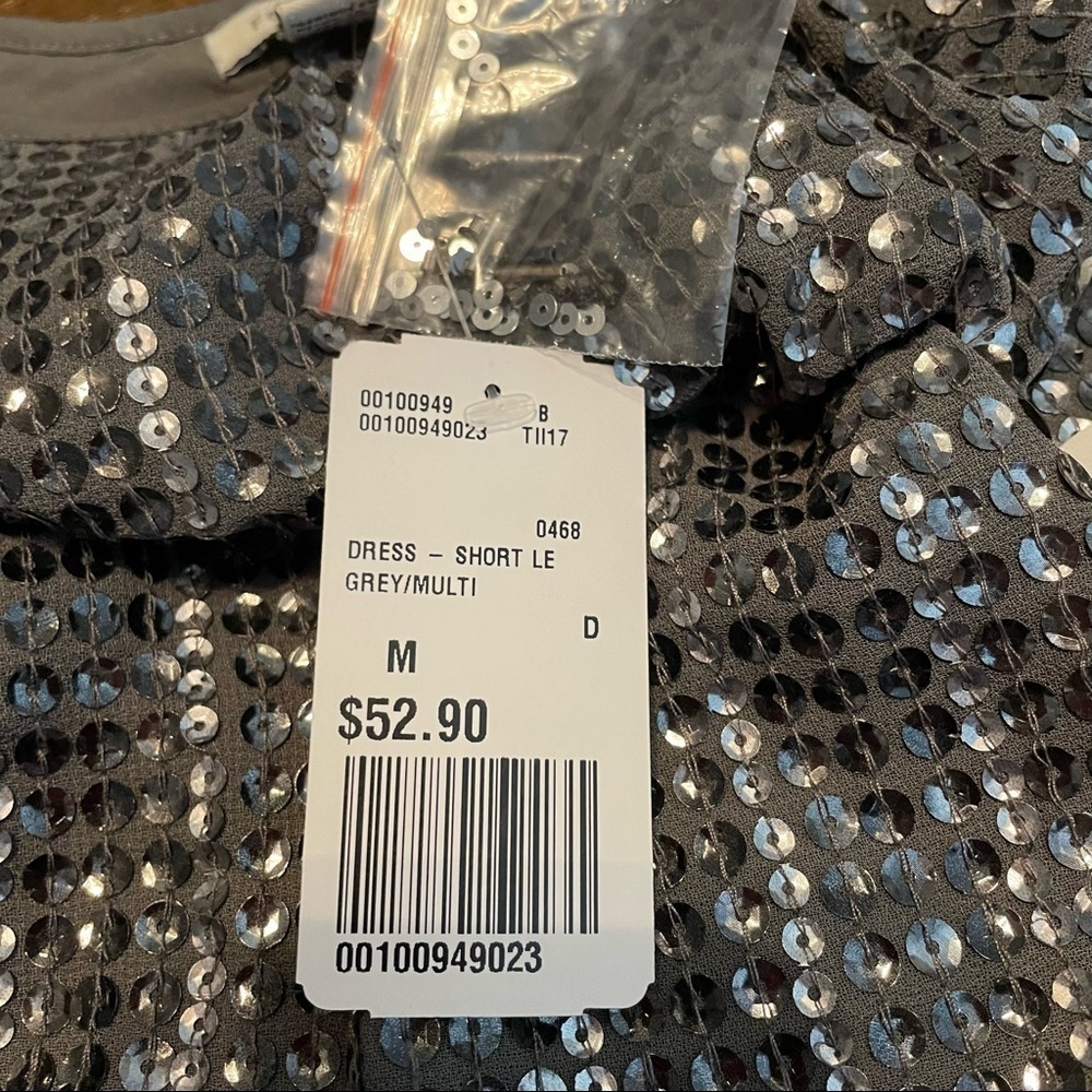 Forever 21 Special Collection Sequin and Beaded Micro Mini Dress Sz.M - Picture 16 of 16